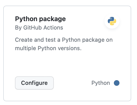 Python application workflow
